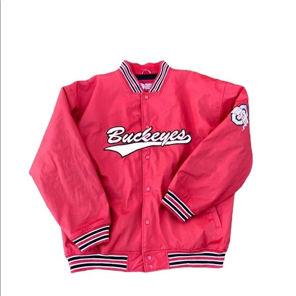Collegiate Licensed Product Other - UNISEX COLLEGIATE LICENSED PRODUCT Ohio State “Buckeyes” SZ LButton Up J…
